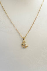 316 L Floral Moon Anti tarnish Chain - AC04