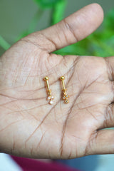 Two petal gold plated bugadi