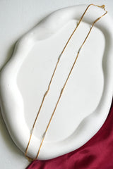 Silver Gold Gold Plated Anklet - GA09