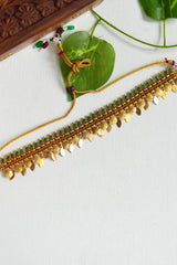 Traditional Coin Elakkathali Antique Choker Set - TC004
