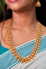 Amritha Kanakalakshmi Premium Antique Long Haram Set - LH016