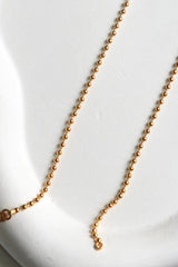 Ball Design Gold plated Anklet - GA04