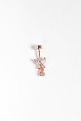 Crystal Butterfly Anti tarnish Bugadi