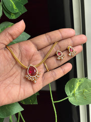 Luxury Teardrop Pendant Necklace - AN01