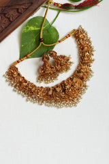 Amritha Mayuri Lakshmi Necklace Set - TN003