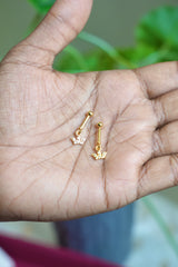 Crown hanging gold plated bugadi
