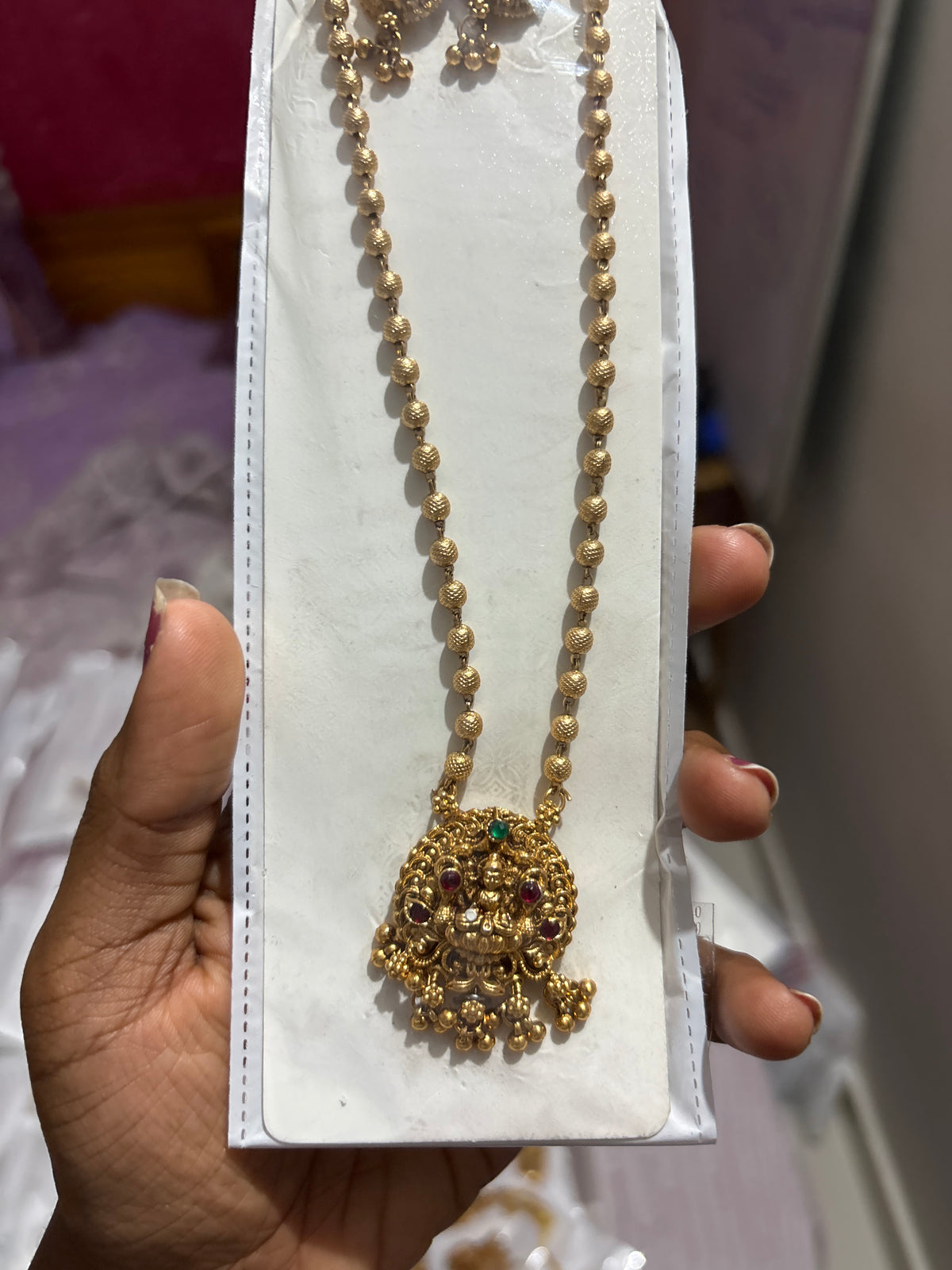 Amritha Devika Antique Necklace Set - LH007