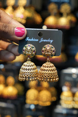Classic Antique Jhumka Earrings - TJ24