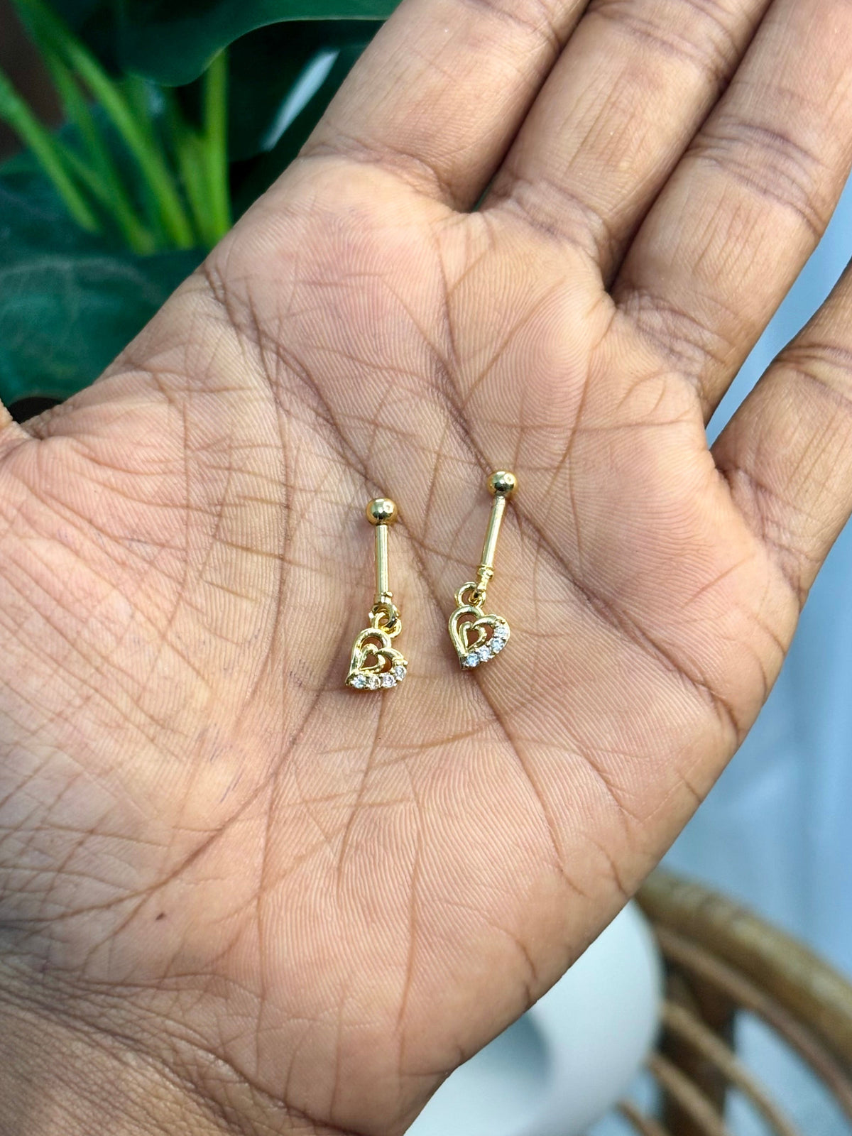 Hanging Love gold plated Bugadis - GB05