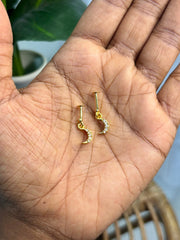 Crescent Moon gold plated Bugadis - GB04