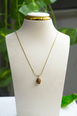 316 L Premium Tiger Eye Anti tarnish Chain - AC12