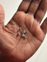 Crystal Butterfly Anti tarnish Bugadi