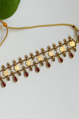 Amritha Kasumayi Coin Choker Set - TC001