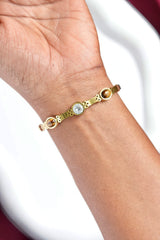 316L-Tiger Eye Trinity Anti-Tarnish Bracelet