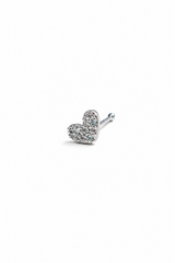 Elegant Matte finish Stainless steel Nose pin - MNP03