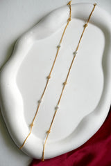Parasparam Design elegant Gold plated Anklet - GA01