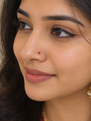 Ruby Drop Nose Pin-NP