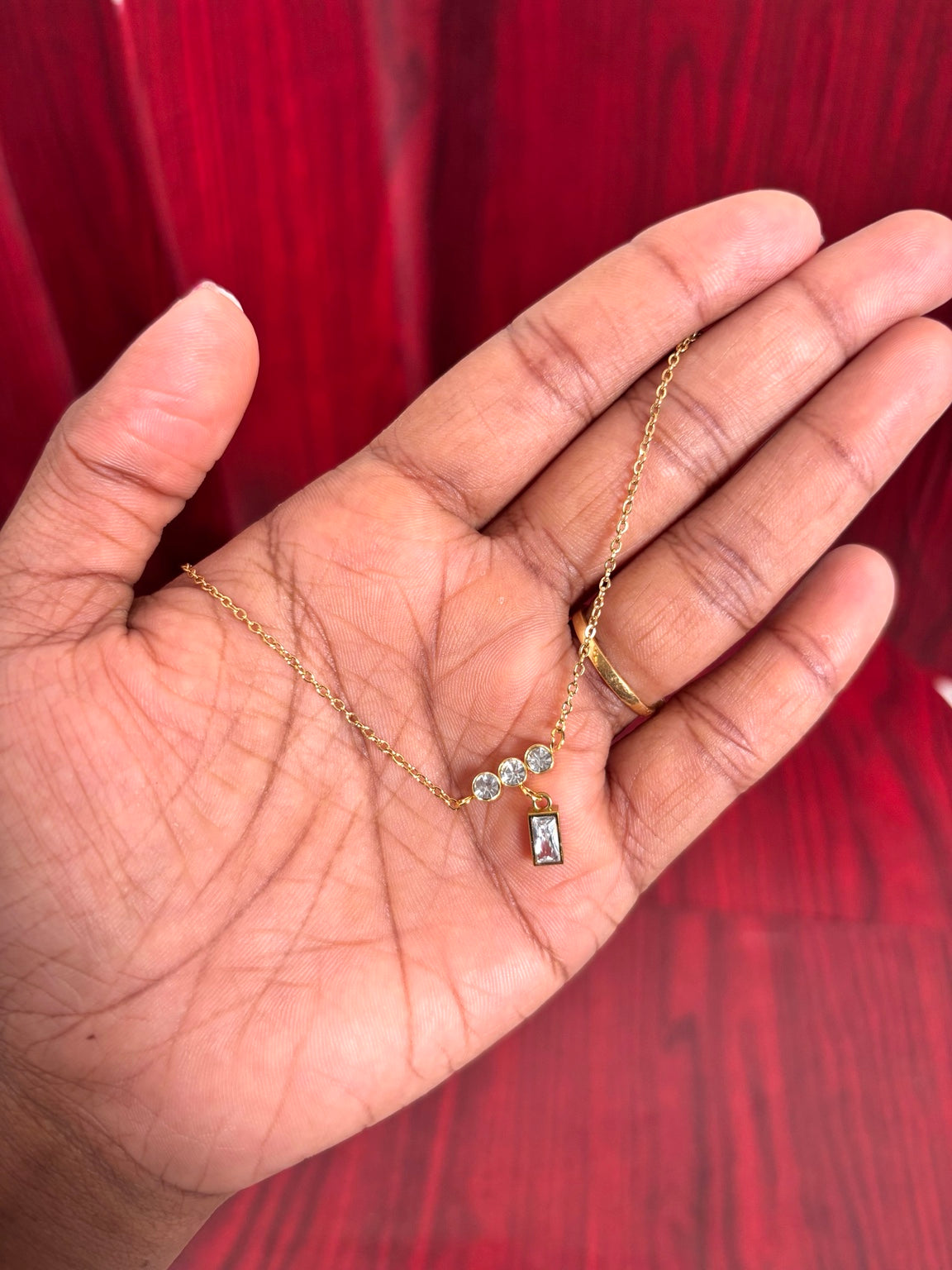 Anti tarnish Charming Crystal Chain