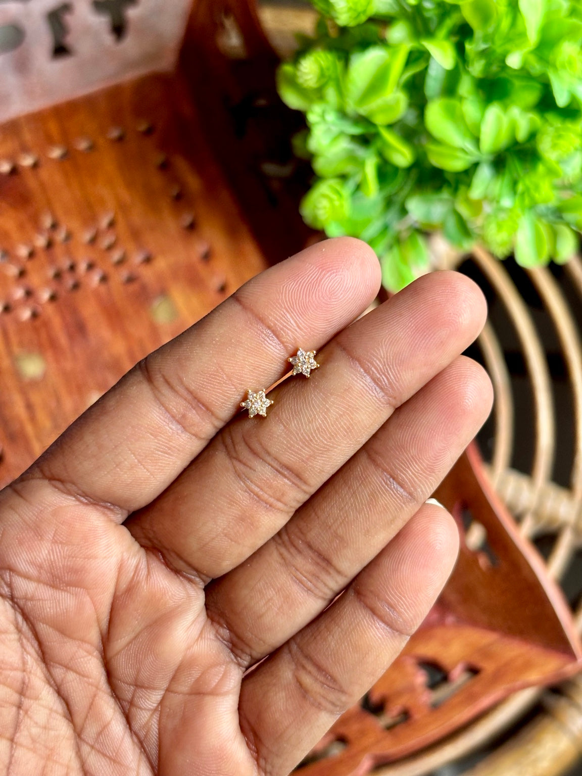 Diamond replica Star Ear Studs SSB29