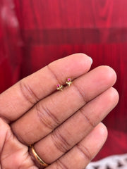 Pretty tiny Tulip Ear studs SSB35