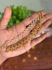 Elegant Antique Peacock Design Ear Chain